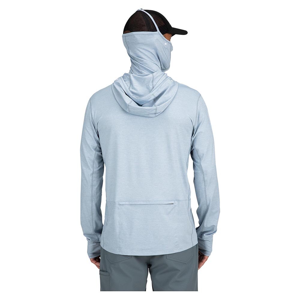 Simms SolarFlex Guide Cooling Hoody Men's in Steel Blue